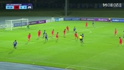 U17男足0-1落后日本!里见汰福突入禁区低射远角破门!